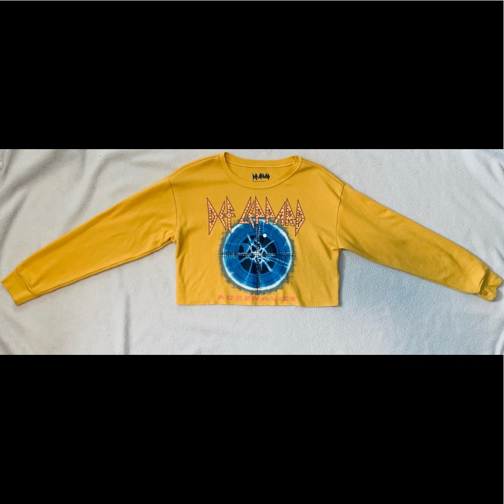 Def Leppard Crop Top NWOT